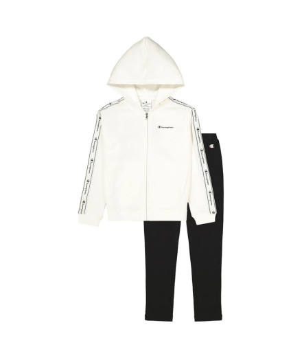 Conjunto Champion Crewneck Girl White