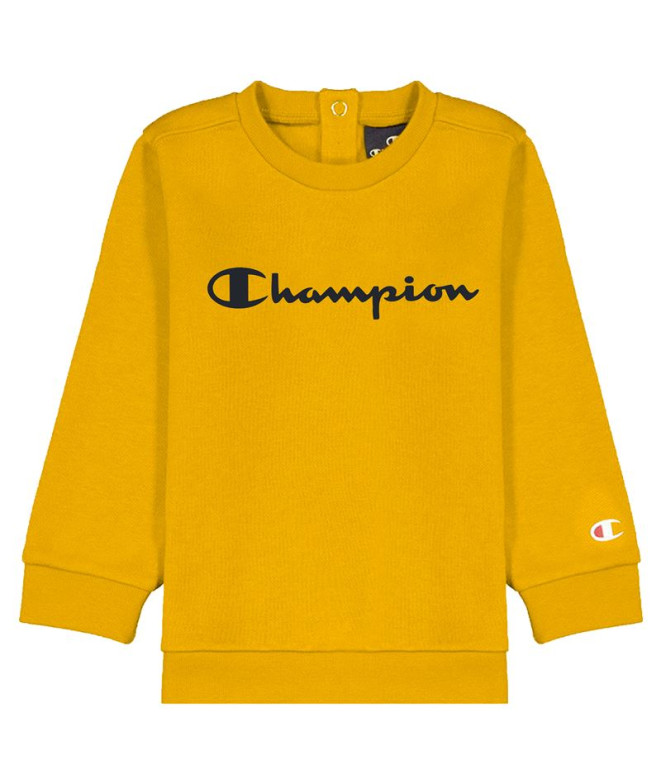 Conjunto Champion Gola redonda Amarelo bebé