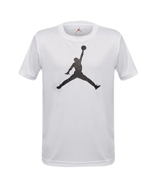 T-shirt Jordan Logo Jumpman Garçons Blanc