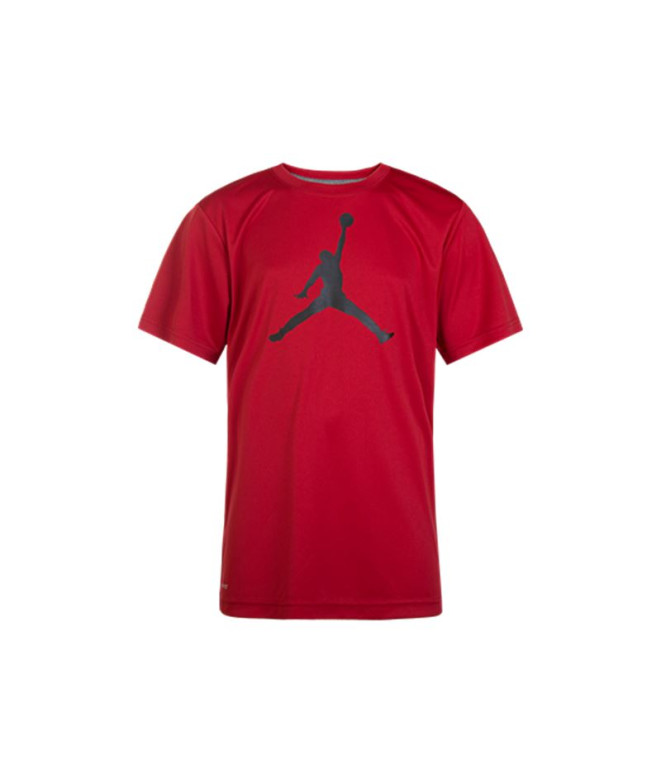 T-shirt Jordan Logo Jumpman Garçons Rouge