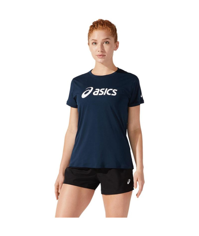 T-Shirt azul ASICS Core W