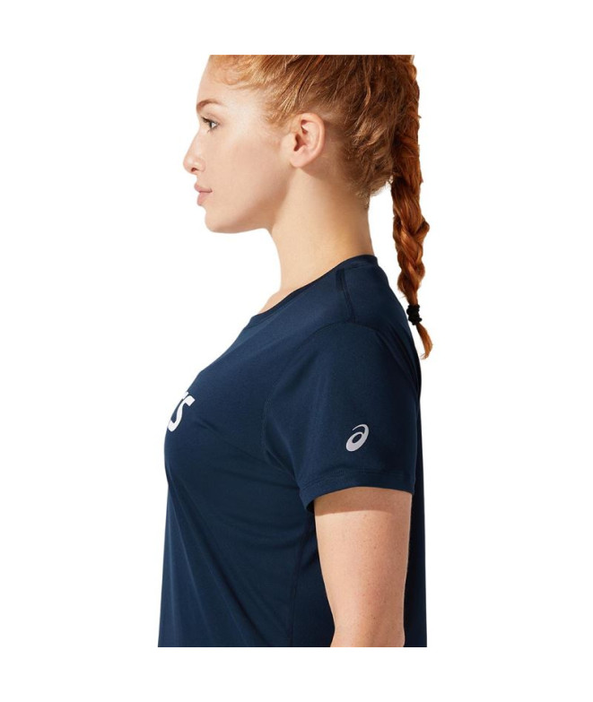 T-Shirt azul ASICS Core W