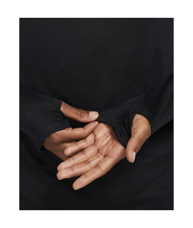 Camiseta running Nike de Dri-FIT Element M Preto