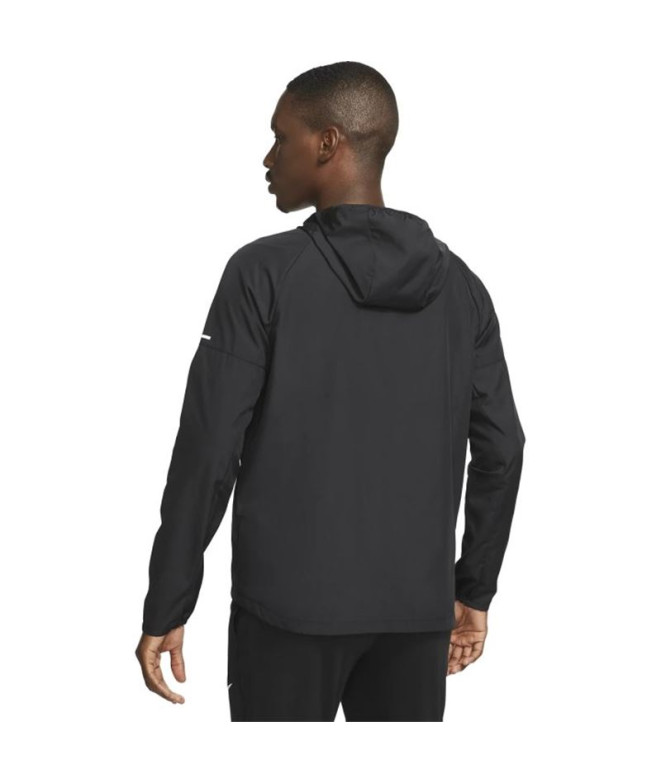 Chaqueta de Running Nike Repel Miler Negro Hombre