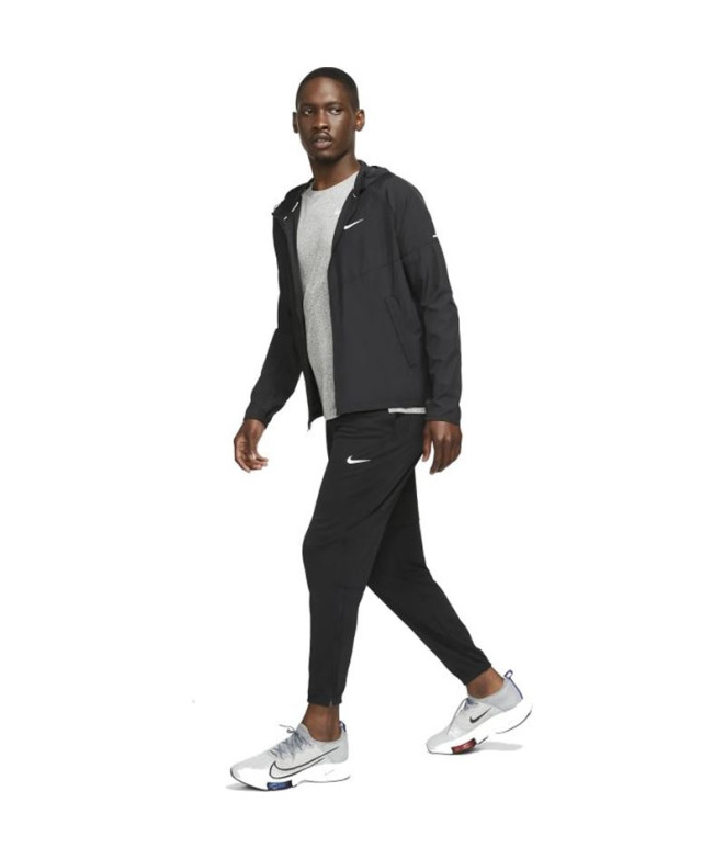 Chaqueta de Running Nike Repel Miler Negro Hombre