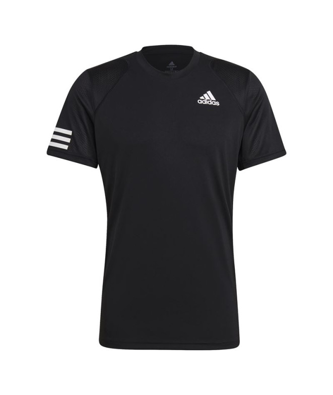 T-shirt adidas Club Tennis 3-Stripes M Preto