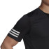 T-shirt adidas Club Tennis 3-Stripes M Noir