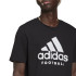 Camiseta adidas Football Logo M Black