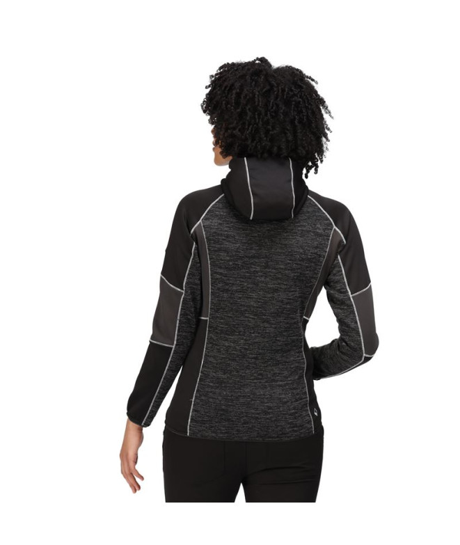 Casaco de lã Regatta Walbury II Full Zip W Preto