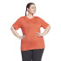 Camiseta Fitness Reebok do Vermelho Mulher