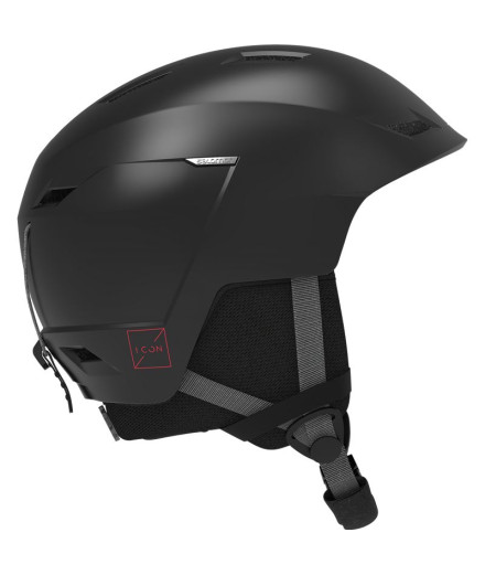 Casco de esquí Salomon Icon LT Access Black