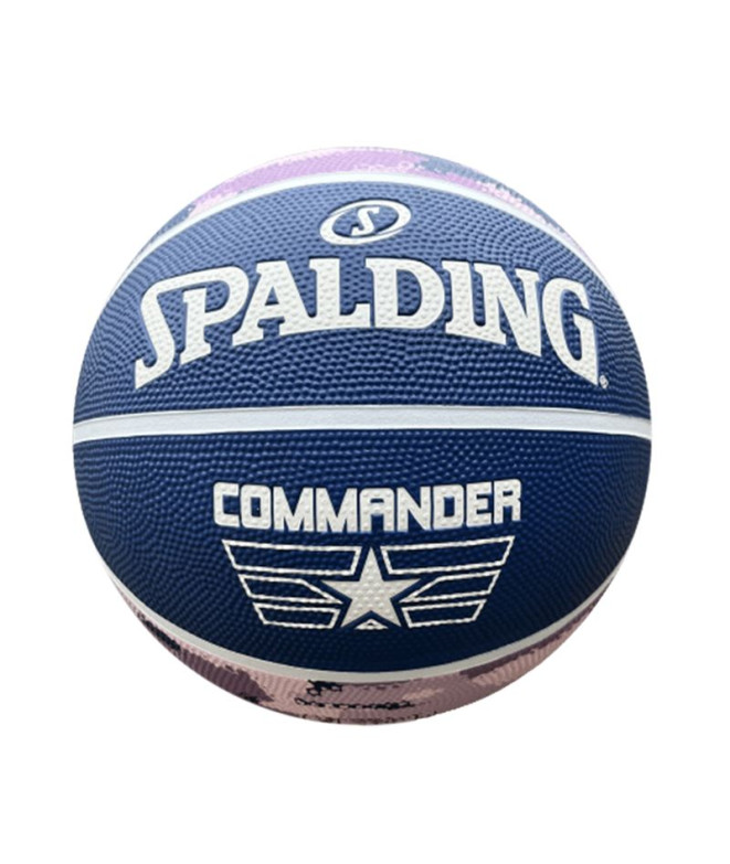 Basketball Spalding Commander Solid Purple Pink Sz.6