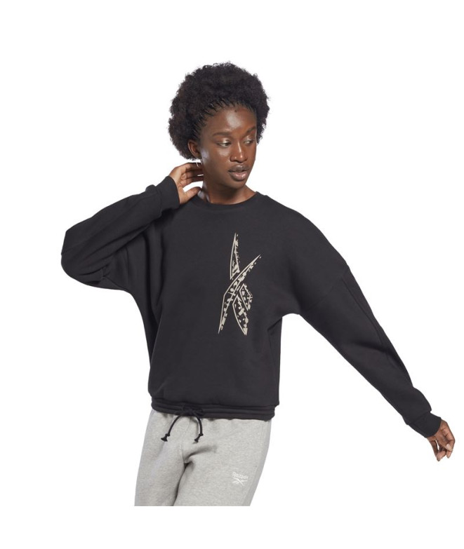 Sweatshirt Reebok Modern Safari W Preto