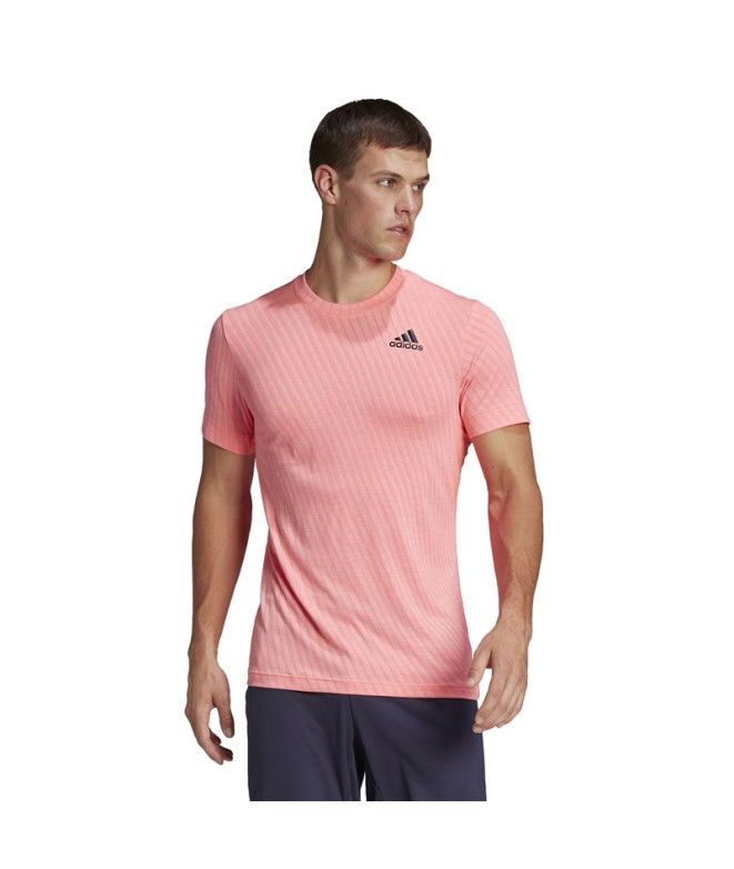 Camiseta de tenis adidas Freelift M Acid Red