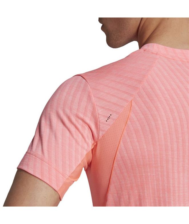 Chemise de tennis adidas Freelift M Acid Red