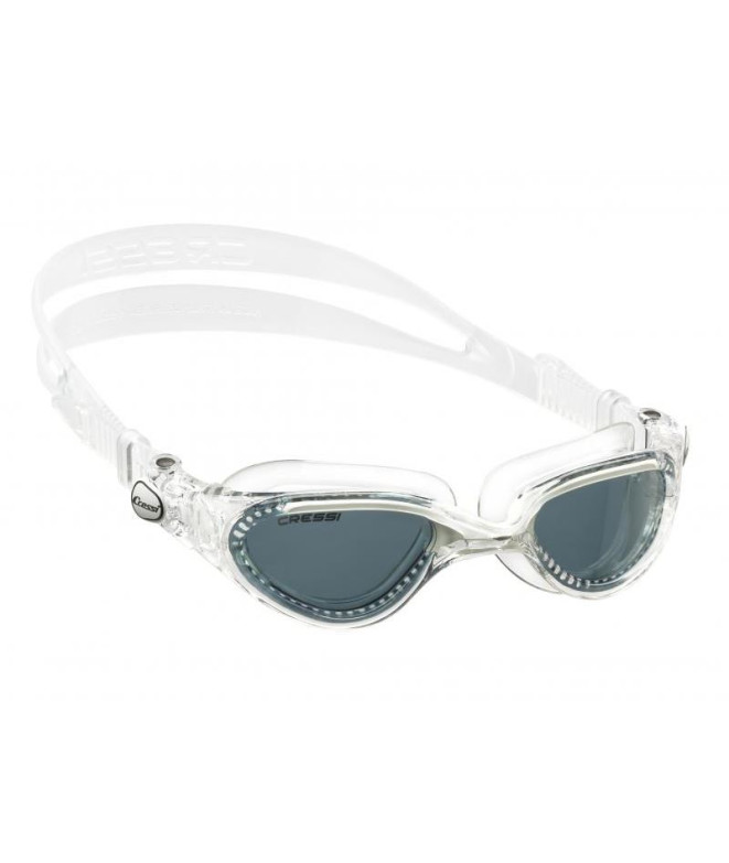 Gafas de natation Cressi Sub Flash blanc-fumée