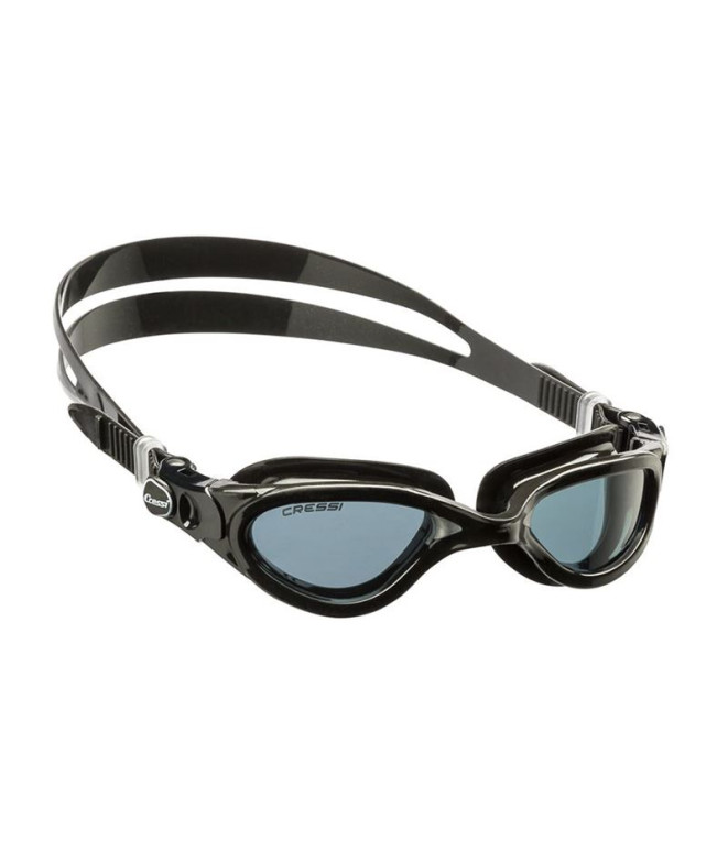Gafas de natación Cressi Sub Flash Medium Dark Negro-Ahumado
