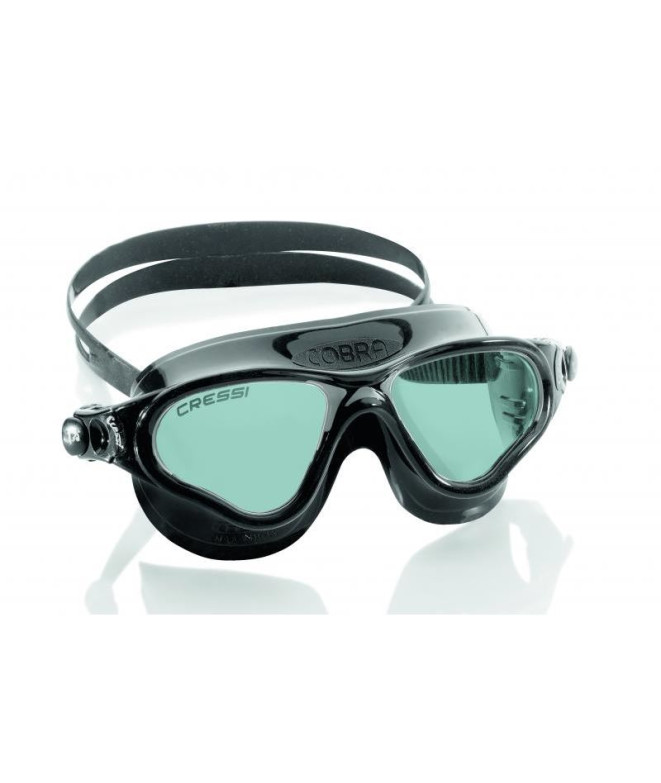 Gafas de natación Cressi Sub Cobra Dark Negro-Ahumado