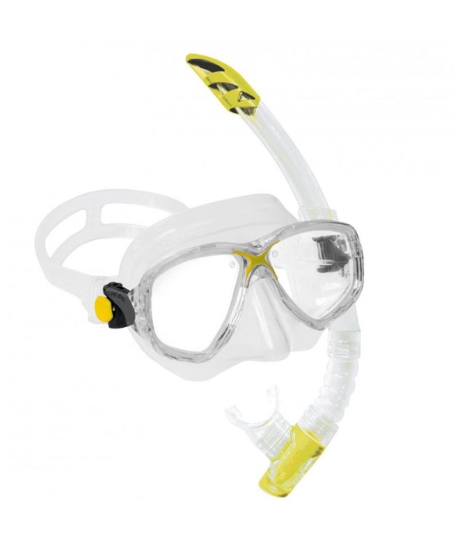 Kit de snorkel Cressi Sub Marea VIP Yellow (Marea + Gamma)