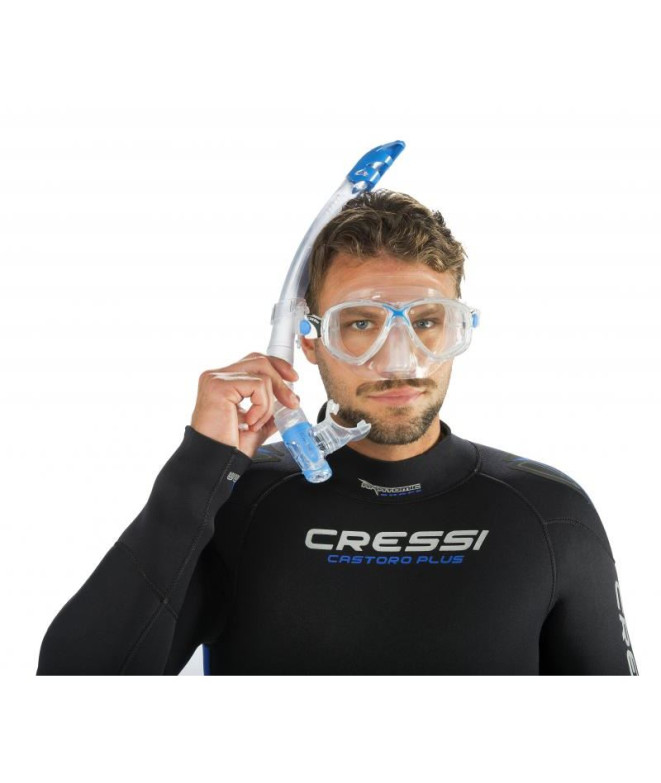 Kit de snorkel Cressi Sub Marea VIP Azul (Marea + Gamma)