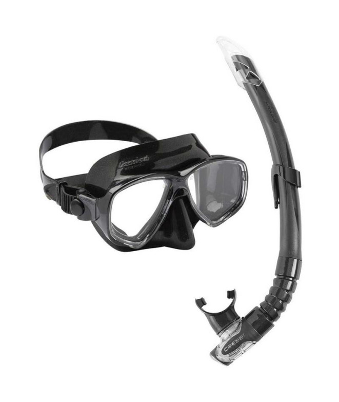 Kit de snorkel Cressi Sub Marea VIP Preto escuro (Marea + Gamma)