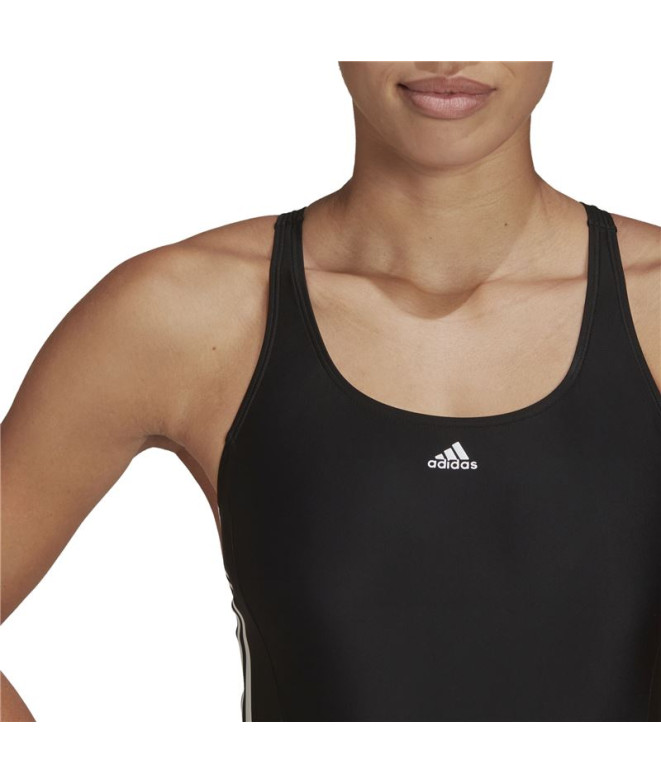 Bañador de Natación adidas 3S Mid Suit Mujer