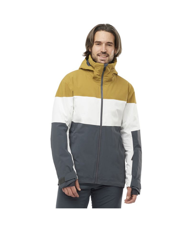 Casaco de esqui Salomon Slalom M Cinzento escuro