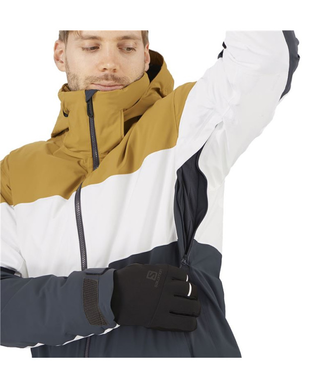 Chaqueta de esquí Salomon Slalom M Dark grey