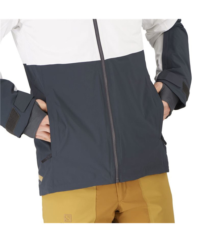 Chaqueta de esquí Salomon Slalom M Dark grey