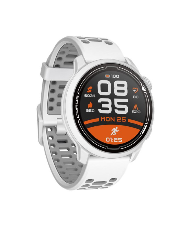 Reloj Coros Pace 2 Premium GPS Sport White Silicon