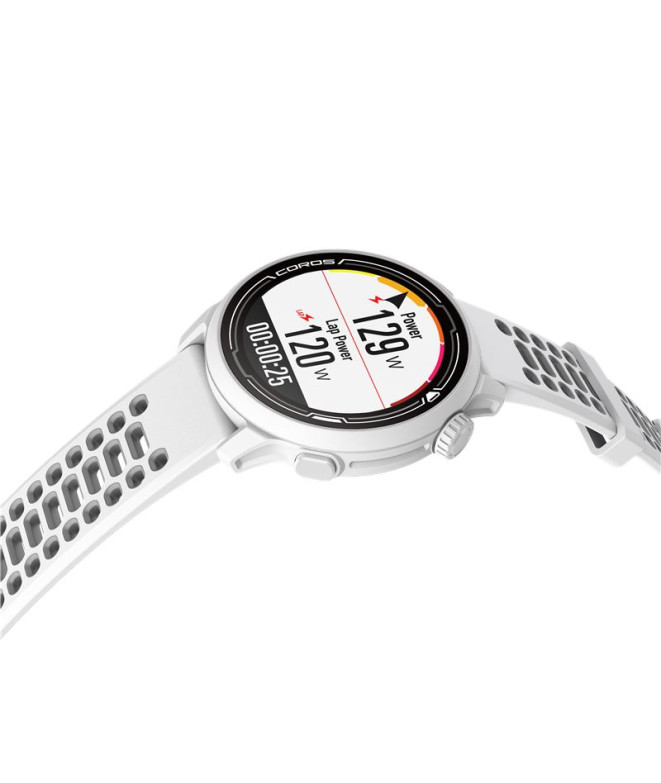 Reloj Coros Pace 2 Premium GPS Sport White Silicon