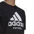 Camiseta de fútbol adidas Logo M Black