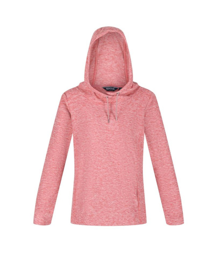 Sudadera polar Regatta Kizmit II Hooded Marl W Pink