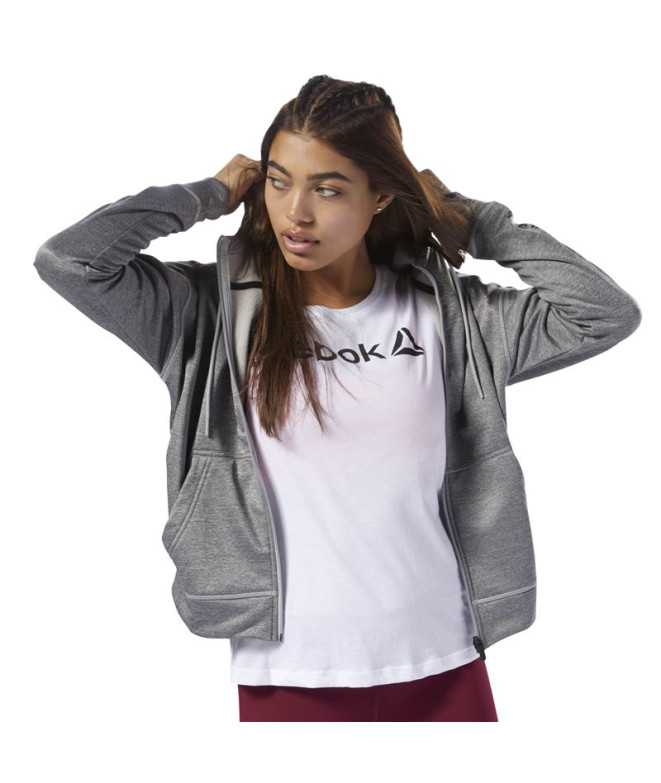 T-shirt de fitness Reebok Gola redonda