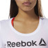 T-shirt de fitness Reebok Gola redonda