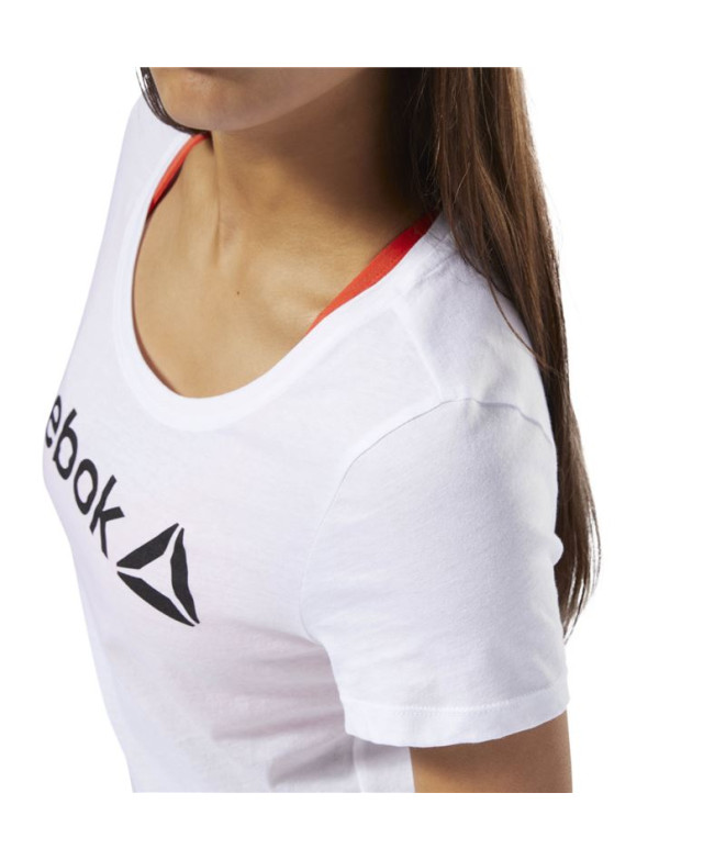 T-shirt de fitness Reebok Gola redonda