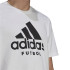Camiseta de fútbol adidas Logo Tee M White