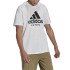 Camiseta de fútbol adidas Logo Tee M White