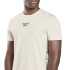 Top de treino Reebok Identity Tape M Bege