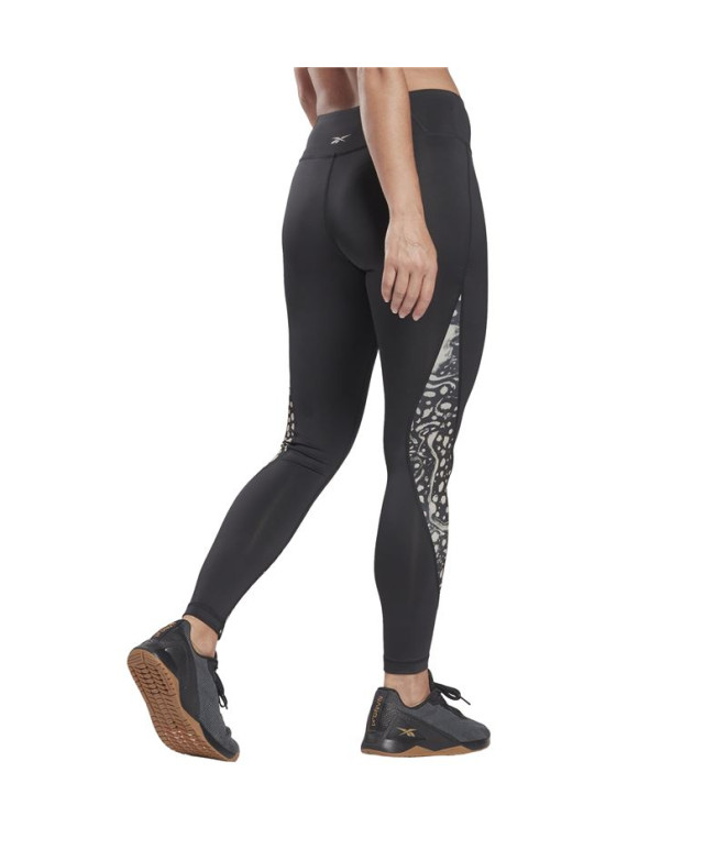 Leggings de fitness Reebok Modern Safari W Black