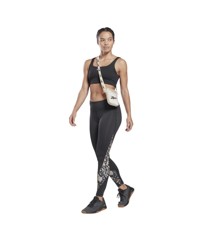 Leggings de fitness Reebok Modern Safari W Preto