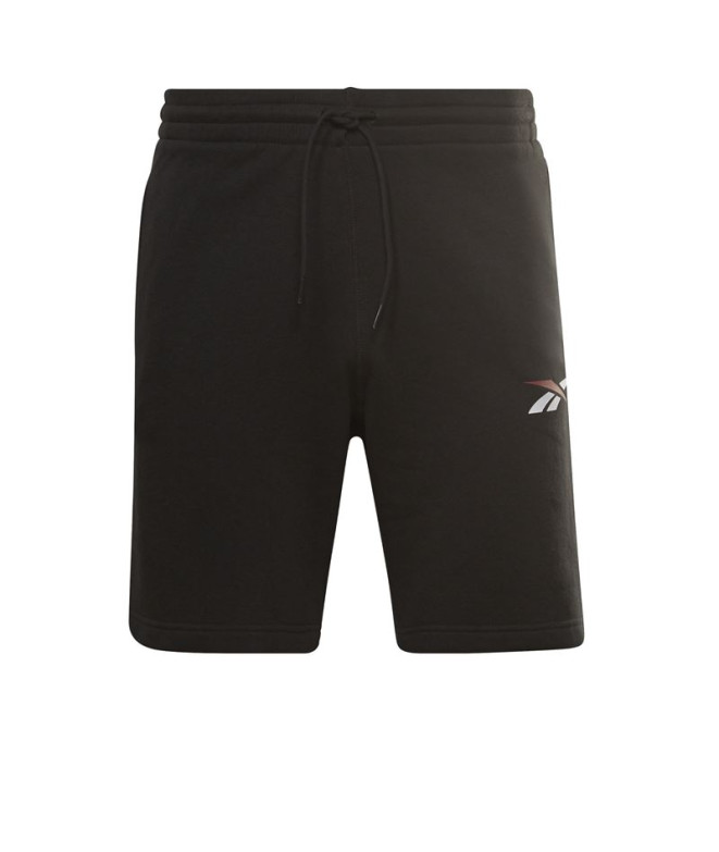 Short d'entraînement Reebok Vector Fleece Noir M