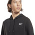 Sweatshirt Reebok Left Chest Logo Hood Black M