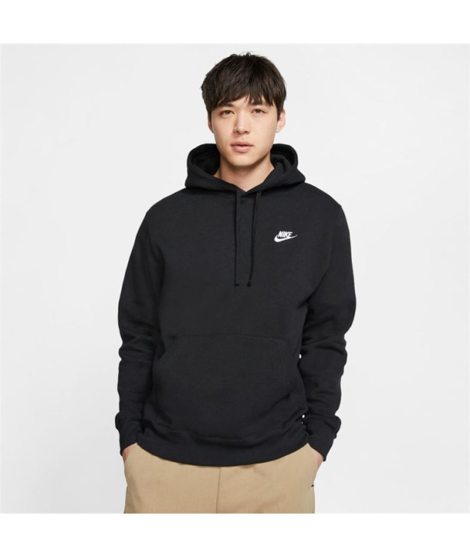 Sudadera Nike Sportswear Club Fleece Hombre Negro