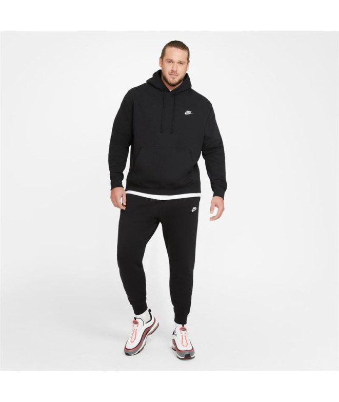 Sudadera Nike Sportswear Club Fleece Hombre Negro