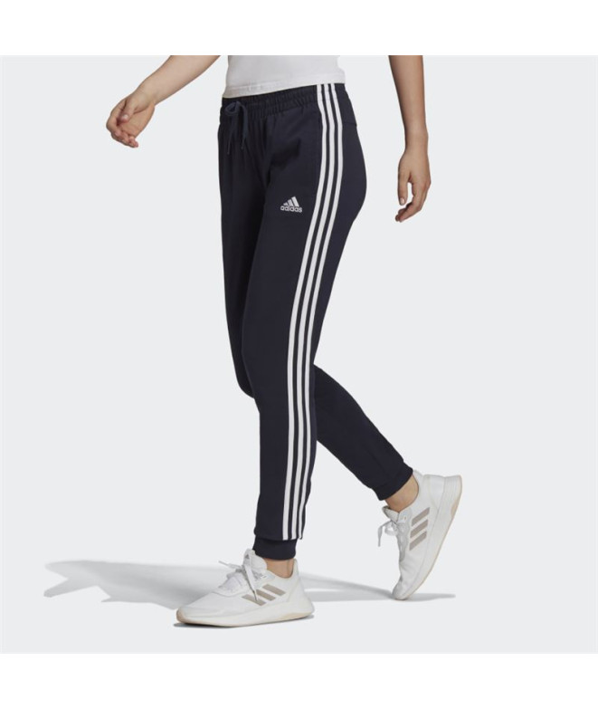 Calça adidas Essentials 3 Bandas W Azul
