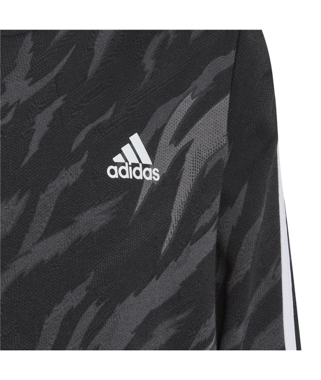 Sweatshirt adidas 3 Stripes Boys Black