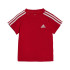 Conjunto adidas 3 Band Kids Vermelho