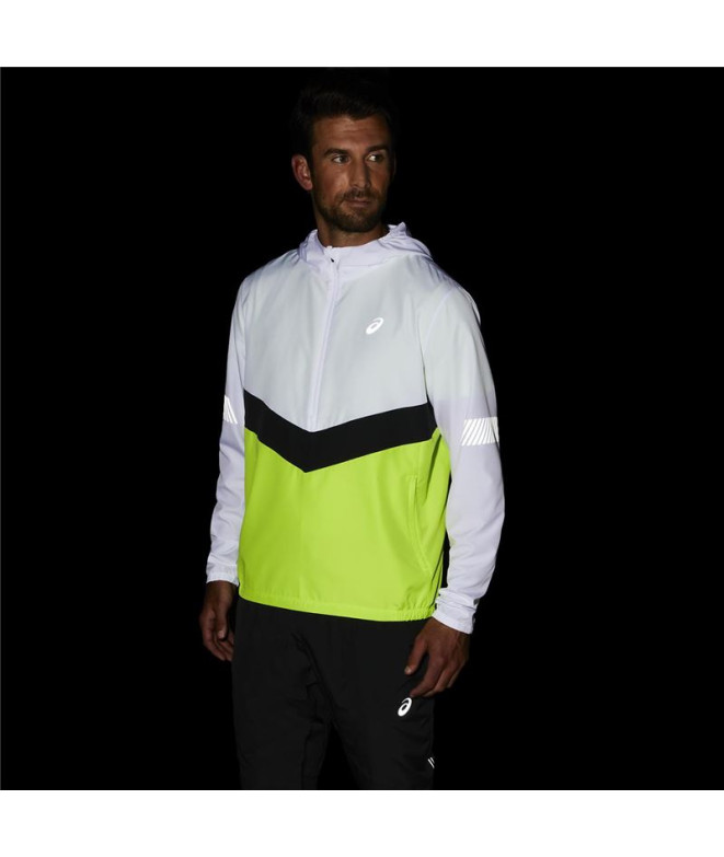 Chaqueta de running ASICS Lite-Show M White