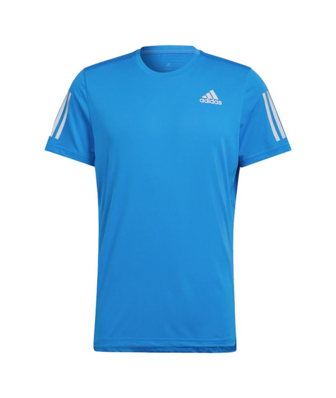 T-shirt adidas Own The Run M Bleu